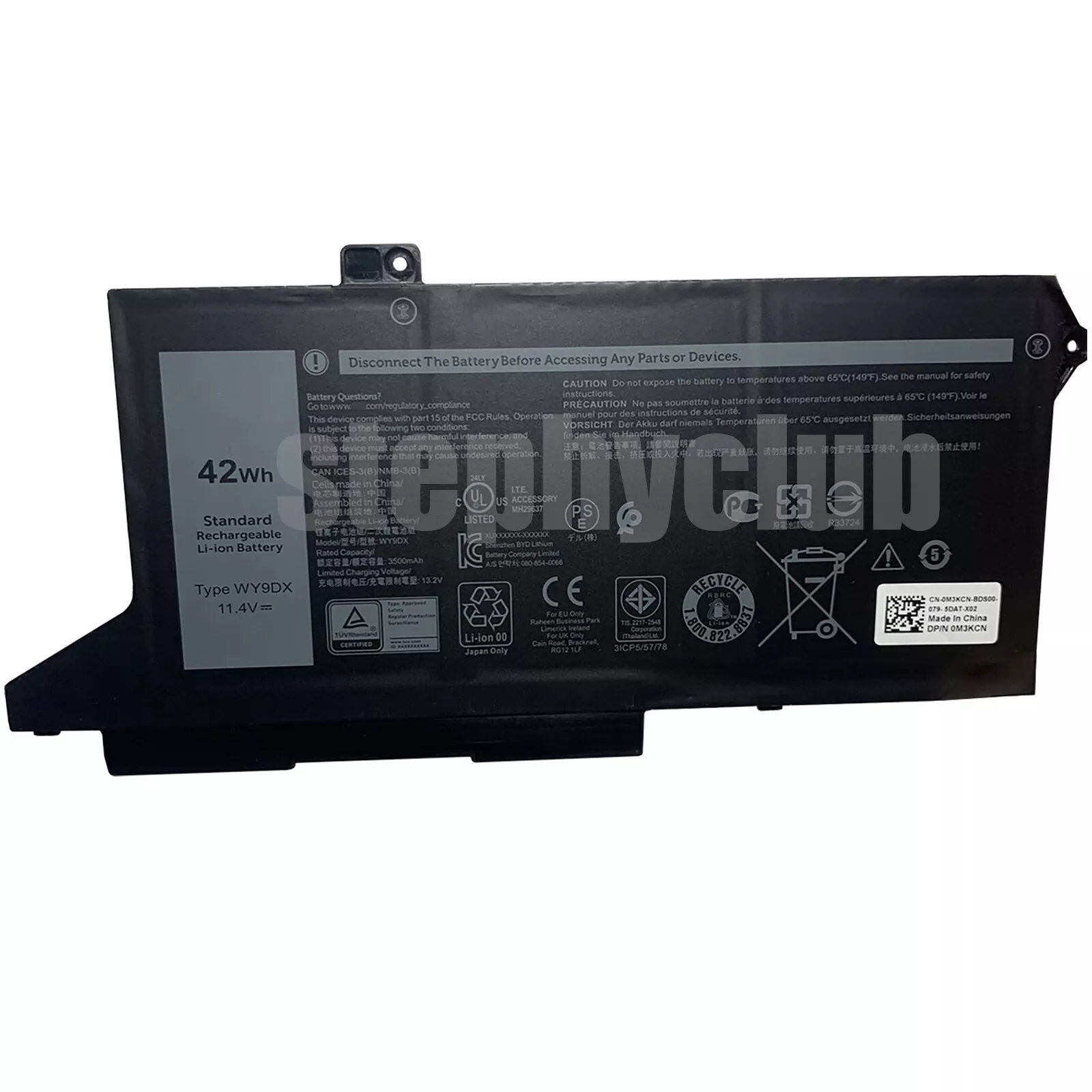 BATERÍA 42WH WY9DX COMPATIBLE CON DELL LATITUDE 5420 5520 RJ40G 005R42-